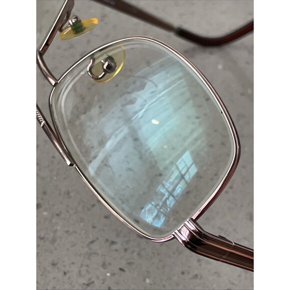 VIVA Eyewear RECTANGULAR EYEGLASSES FRAMES ONLY BROWN 296 BRN 57-15-145 - Picture 11 of 12